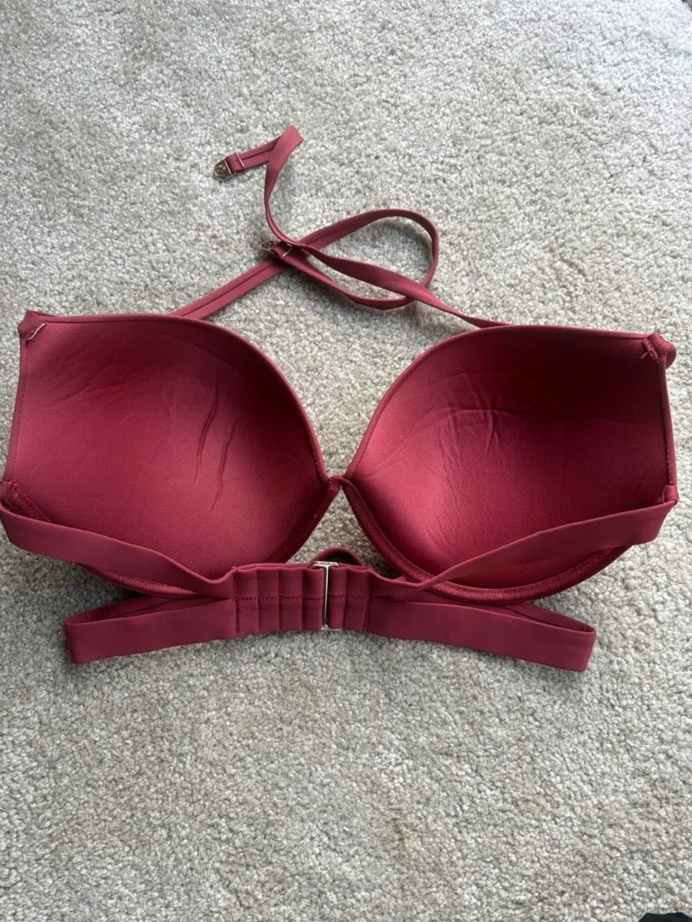 NWT Victoria's Secret Archives Banded Push-Up Bikini Top, Apple Cinnamon, 36DD